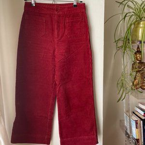 Marine Layer Corduroy Pant Wide Leg Crop